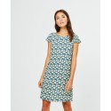 VESTIDO EVASE ESTAMPADO MUJER SURKANA