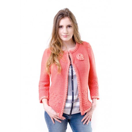 CHAQUETA DE PERLE BROCHE MUJER ELVET+COLORES