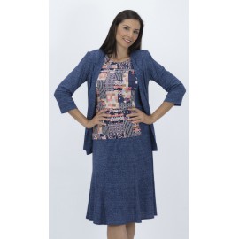 CHAQUETA TEJANA LARGA MUJER BOGUAR+COLORES