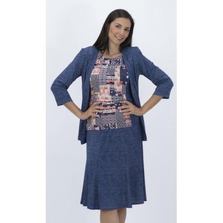 CHAQUETA TEJANA LARGA MUJER BOGUAR+COLORES