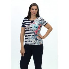 PANTALON CREPE AZUL MARINO MUJER BOGUAR