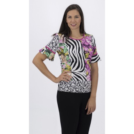 CAMISETA ESTAMPADA MUJER BOGUAR