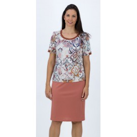 CAMISETA ESTAMPADA MUJER BOGUAR