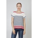 CAMISETA RAYAS MUJER GALMALLA