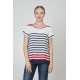 CAMISETA RAYAS MUJER GALMALLA