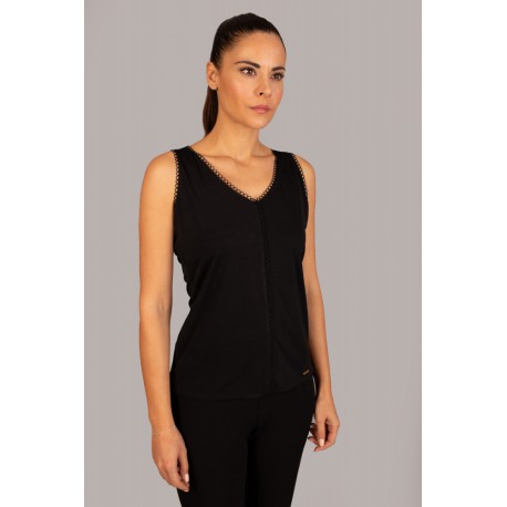 CAMISETA TIRANTES LISA CHEMA BLANCO MUJER +COLORES
