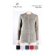 CHAQUETA DE PERLE CON BOLSILLOS MUJER TACHY ZUCCA +COLORES