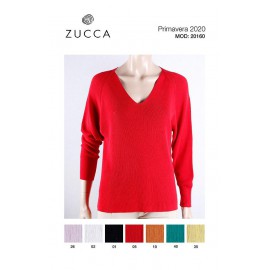JERSEY MANGA RANGLA PICO MUJER TACHY ZUCCA +COLORES
