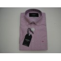 CAMISA ROSA MICROESTAMPADA HOMBRE MANGA CORTA CARLOS CORDOBA