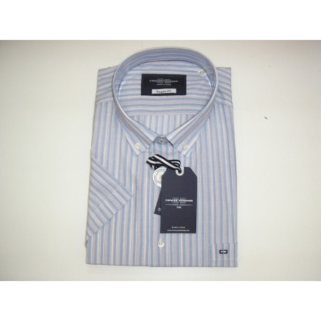 CAMISA RAYAS MANGA CORTA HOMBRE CARLOS CORDOBA
