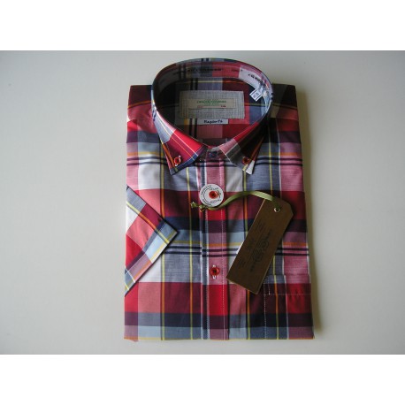 CAMISA CUADROS MANGA CORTA HOMBRE DE CARLOS CORDOBA