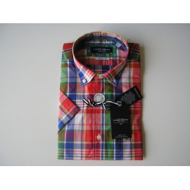 CAMISA CUADROS MANGA CORTA HOMBRE DE CARLOS CORDOBA
