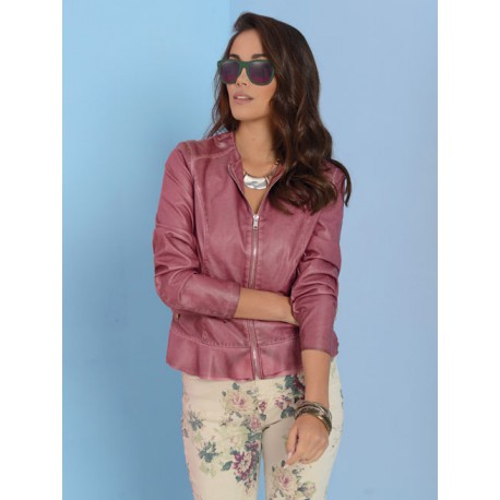CAZADORA ROJA MUJER ROBERTO BASSI WOMAN