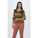 CAMISETA ZIG ZAG MUJER BOGUAR