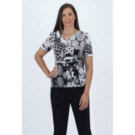 PANTALON CREPE NEGRO  MUJER BOGUAR
