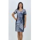 Vestido fantasia azul marino boguar mujer