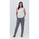 Pantalón estampado de mujer Boguar con cinturilla elástica