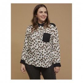 BLUSA ANIMAL COMBI MUJER SPG-JENUAN TALLAS GRANDES