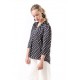 BLUSA TOPOS NEGRA DE ELVET