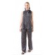 BLUSA TOPOS NEGRA DE ELVET