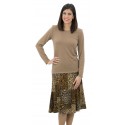 FALDA ESTAMPADA LANOSA MUJER BOGUAR 