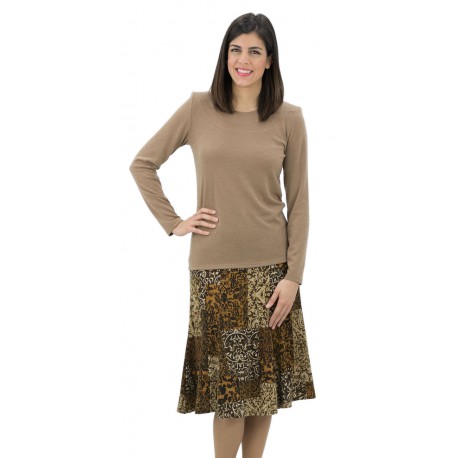 FALDA LANOSA MUJER BOGUAR +COLORES