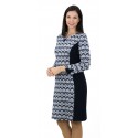 VESTIDO ESTAMPADO CON COSTADILLOS MUJER BOGUAR