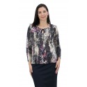 CAMISETA ESTAMPADA CON LAGRIMA EN ESCOTE MUJER BOGUAR