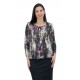 CAMISETA ESTAMPADA CON LAGRIMA EN ESCOTE MUJER BOGUAR