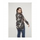 BLUSA CUELLO FLOR PERFILADA MUJER TALLAS GRANDES SPG-JENUAN