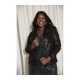 CHAQUETA ROCKER NEGRO MUJER TALLAS GRANDES SPG-JENUAN