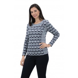 JERSEY LANOSO ESTAMPADO MUJER BOGUAR