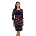 VESTIDO PIQUE MUJER ESTAMPADO 