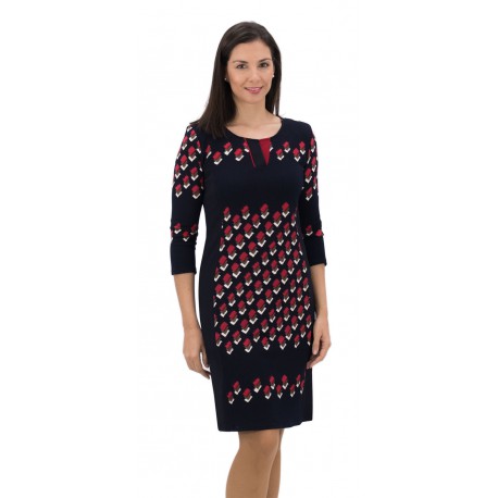 VESTIDO PIQUE MUJER ESTAMPADO 