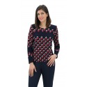 CAMISETA PIQUE MUJER ESTAMPADA BOGUAR