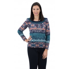CAMISETA MUJER ESTAMPADA BOGUAR
