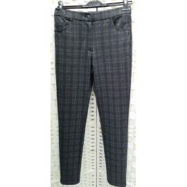 PANTALON PITILLO CUADROS MUJER ROBERTO BASSI