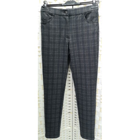 PANTALON PITILLO CUADROS MUJER ROBERTO BASSI