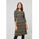 VESTIDO SURKANA MIDI EVASE VERDE