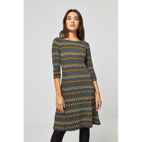 VESTIDO SURKANA MIDI EVASE VERDE