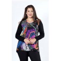 CAMISETA COMBINADA SOLEVA MUJER