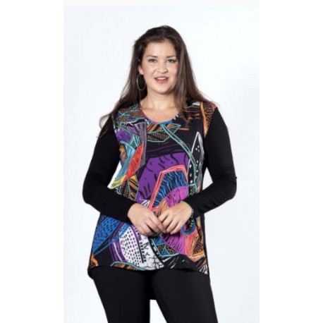 CAMISETA COMBINADA SOLEVA MUJER