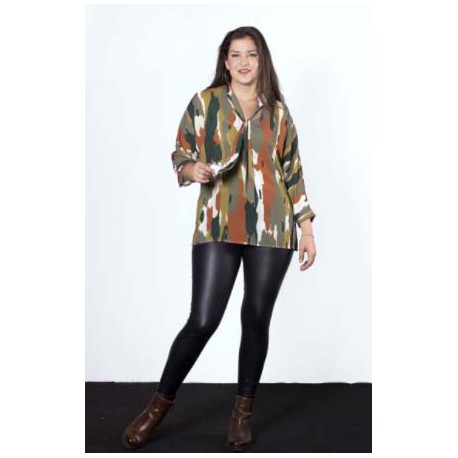 CASACA ESTAMPADA MUJER SOLEVA