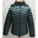 Parka verde mujer con capucha Roberto Bassi Woman