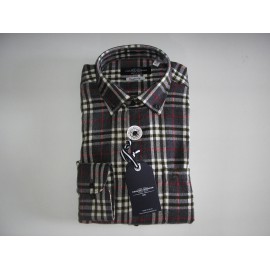 CAMISA DE HOMBRE EN FRANELA DE CUADROS