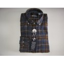 CAMISA DE HOMBRE EN FRANELA DE CUADROS