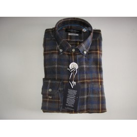 CAMISA DE HOMBRE EN FRANELA DE CUADROS