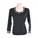 CAMISETA NEGRA MUJER LILI DUDU