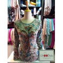 Suéter mujer Lili Dudu estampado de flores