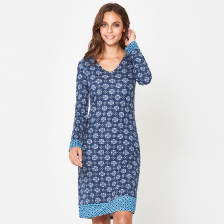  VESTIDO ESTAMPADO MIDI MUJER